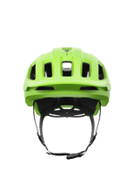 POC Axion Spin cycling helmet in bright green matte finish with ventilation ports