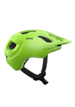 POC Axion Spin mountain bike helmet in fluorescent green with ventilation holes