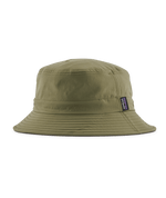 Patagonia Surf Brimmer bucket hat in olive green with purple logo label