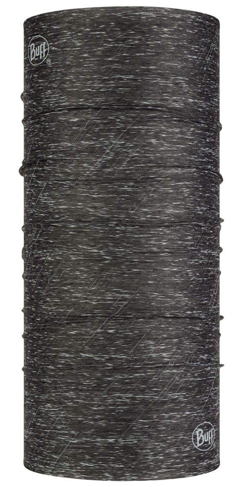 BUFF Cool Net UV+ neck gaiter in reflective graphite heathered pattern