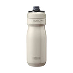 CamelBak Podium bike water bottle in stone beige color with black cap