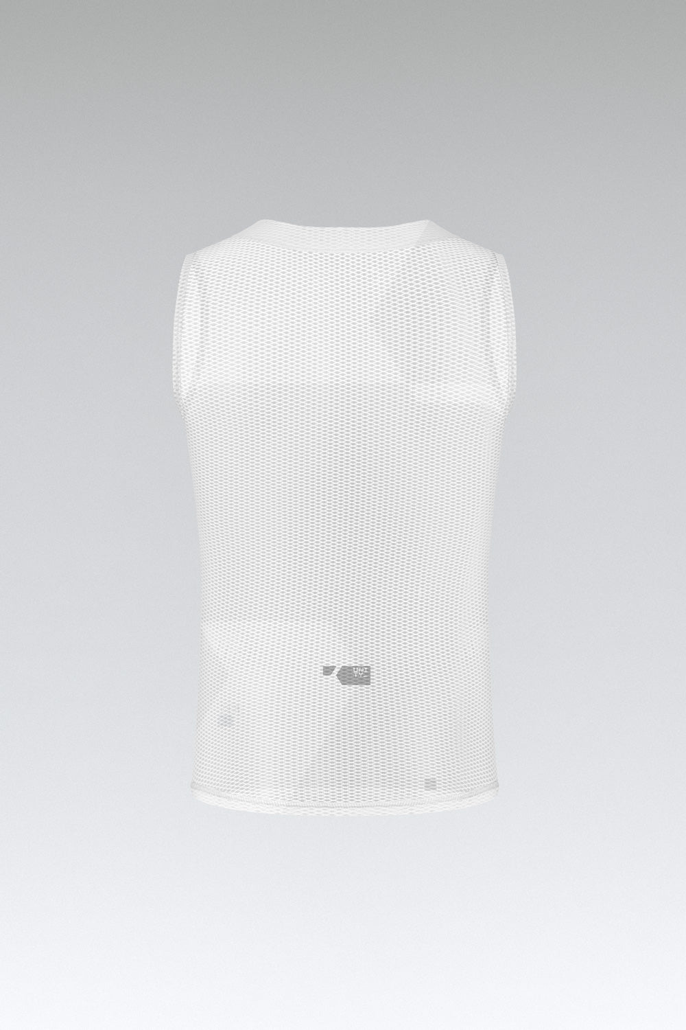 Gobik Second Skin base layer sleeveless vest in salt white color with mesh fabric