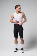Gobik Second Skin base layer men's sleeveless top in salt white color