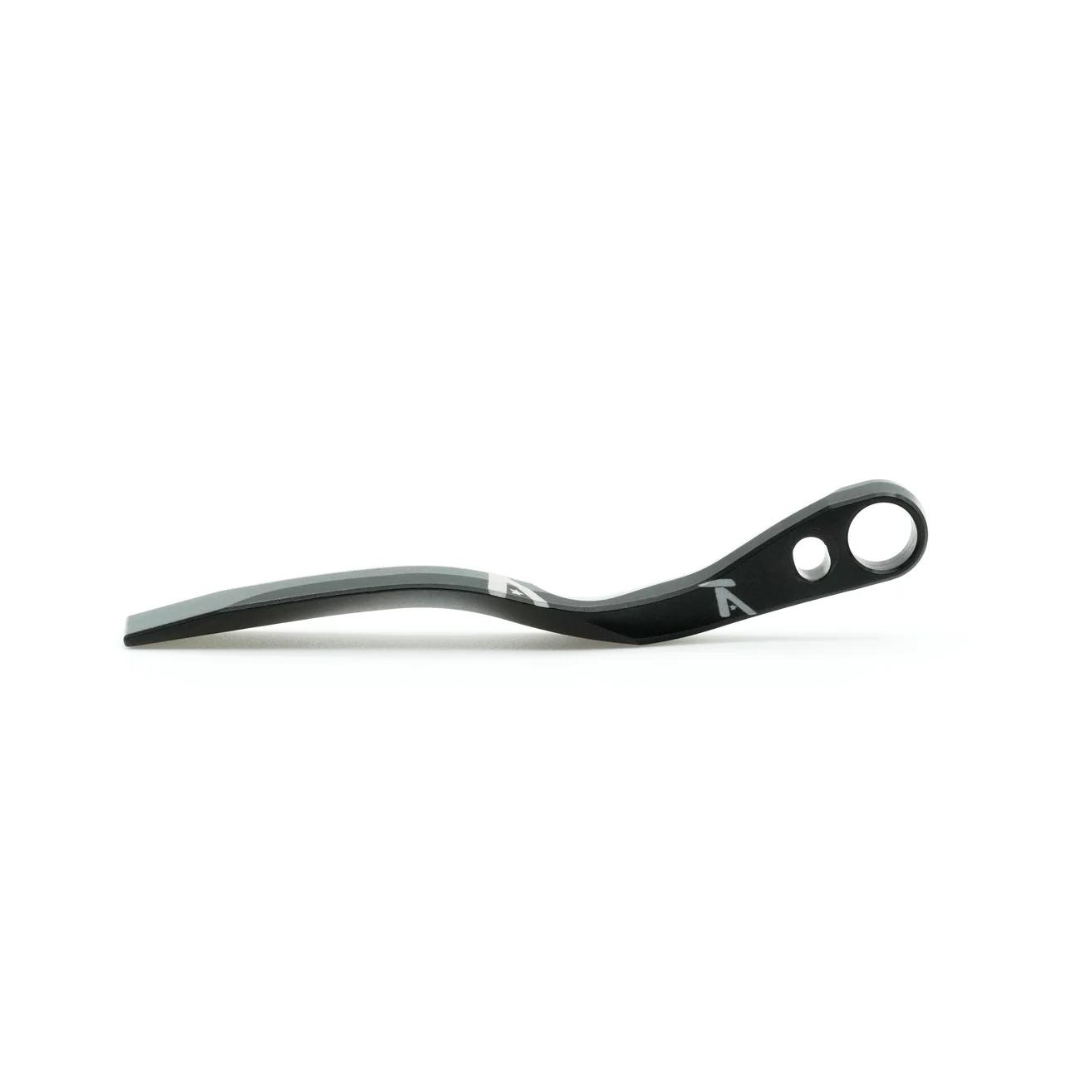 K-Edge Pro Road Braze-on Chain Catcher in black with curved aluminum arm design