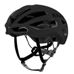 KASK Protone cycling helmet in matte black with aerodynamic design and ventilation ports