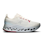 On Cloudsurfer Max women's running shoe in ivory with distinctive cloud sole technology