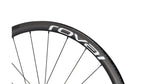 Specialized Roval CLX rear bicycle wheel with carbon rim and white graphics
