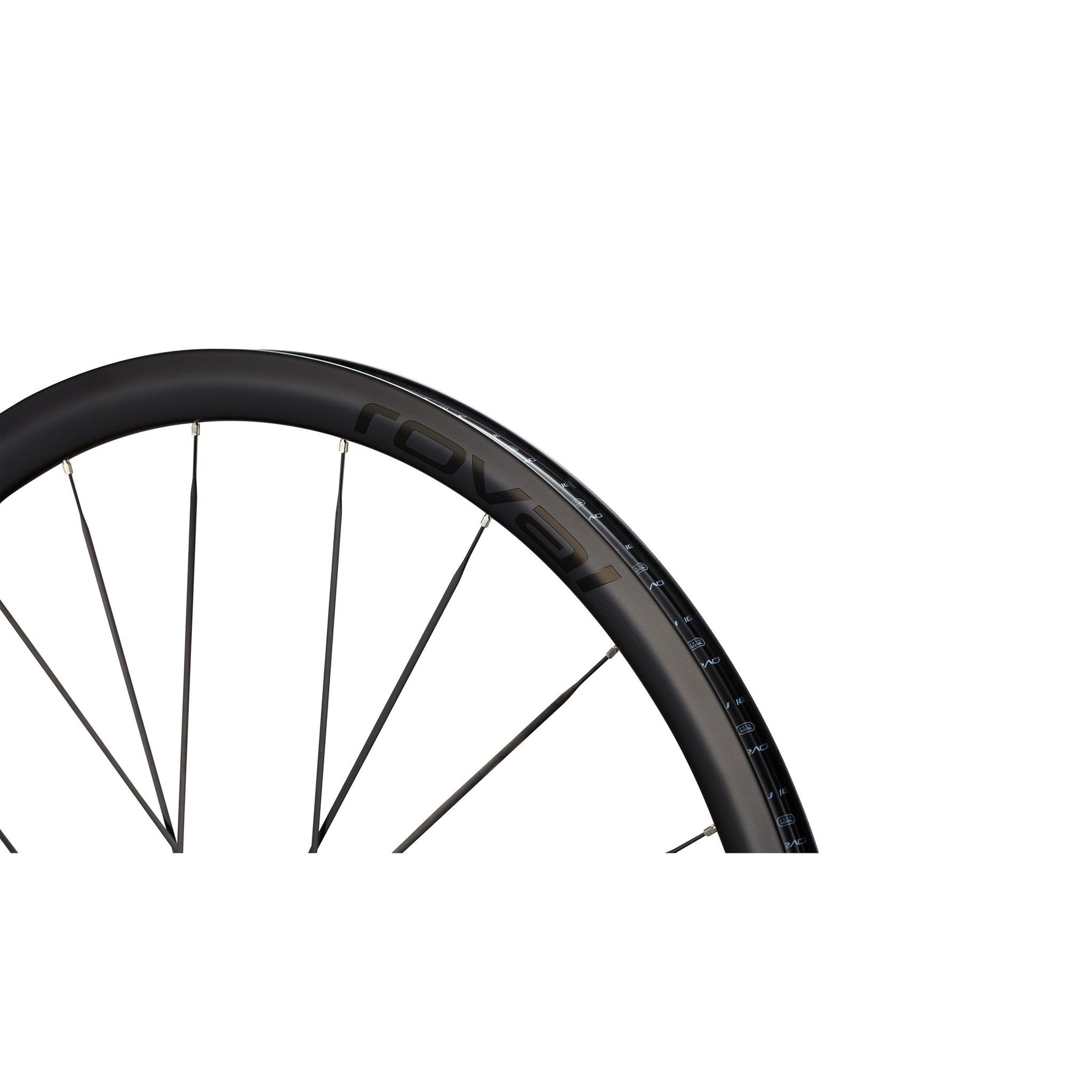 Specialized Roval Alpinist CLX front wheel with satin carbon rim and spokes