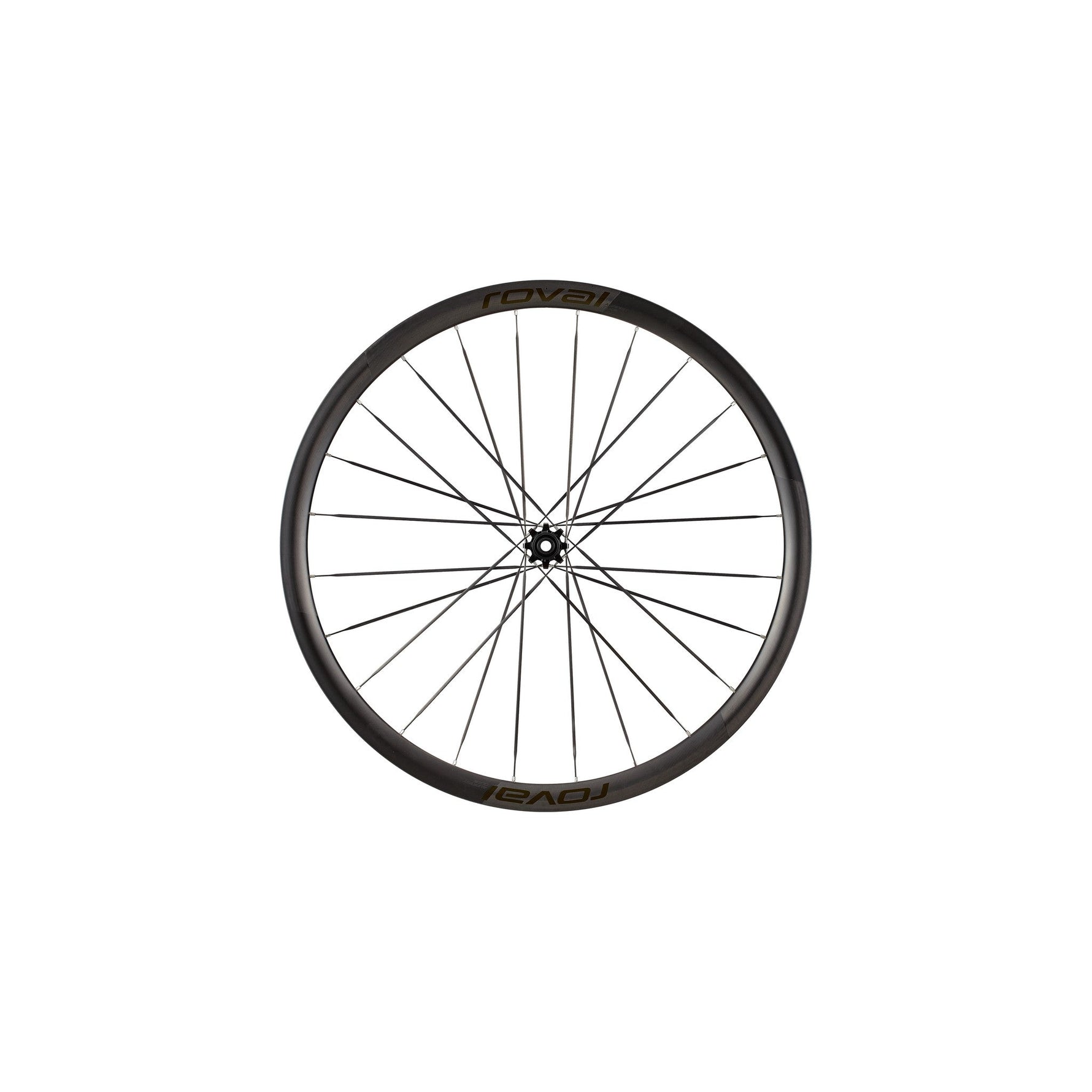 Specialized Roval Alpinist CLX front wheel in satin carbon finish