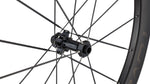 Specialized Roval Terra Aero CLX carbon fiber rear wheel hub detail view