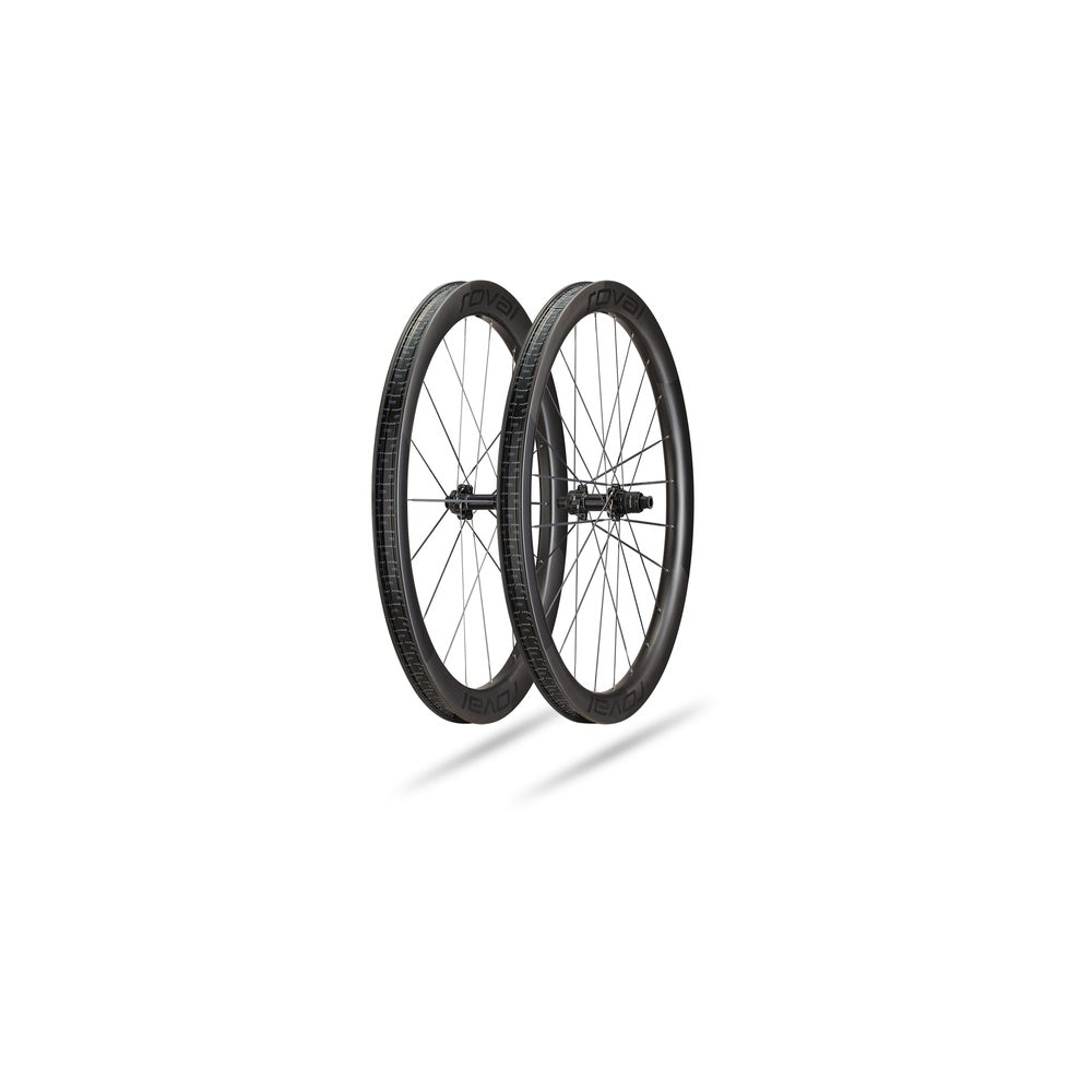 Specialized Roval Terra Aero CLX carbon bicycle wheelset in satin carbon black finish