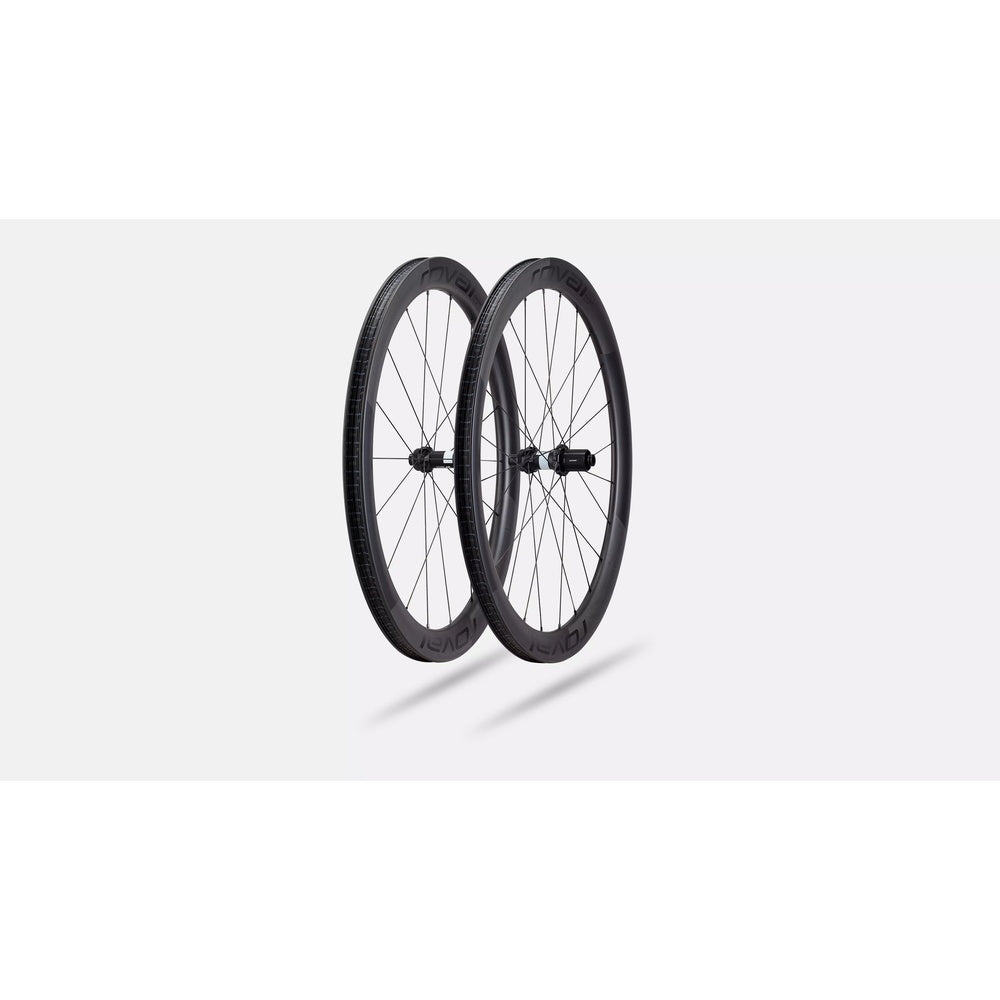 Specialized Roval Rapide CL III carbon fiber wheelset with deep rim profile