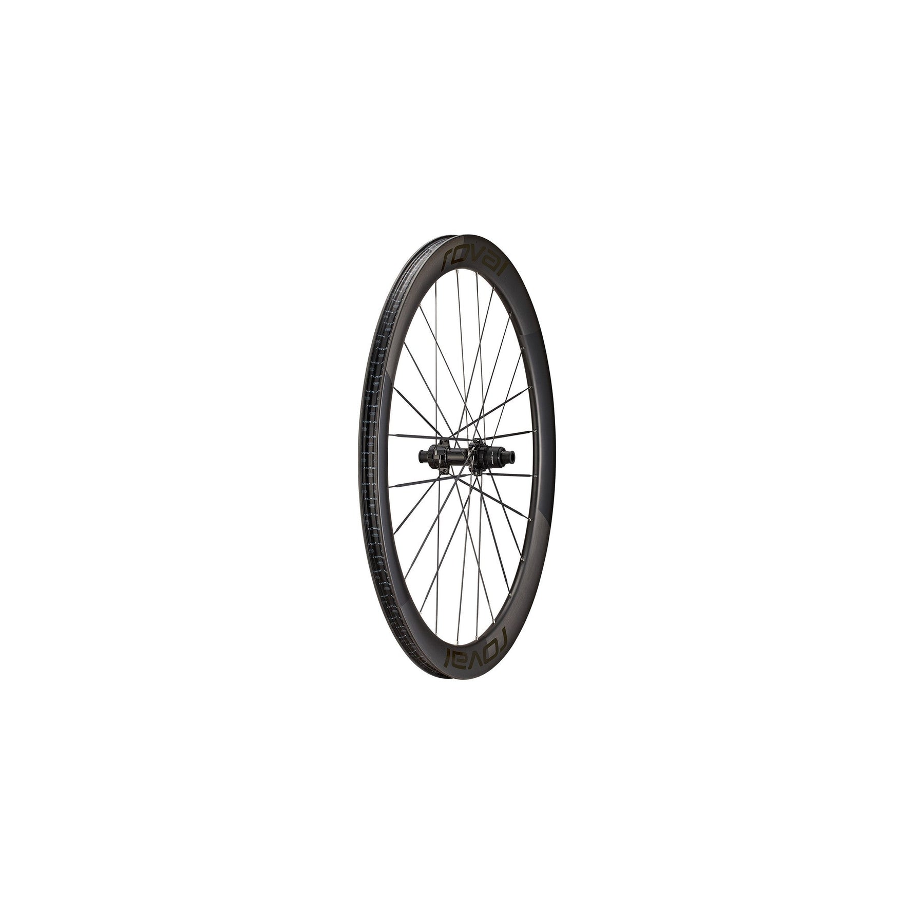 Specialized Roval Rapide CLX III carbon fiber rear wheel with black spokes