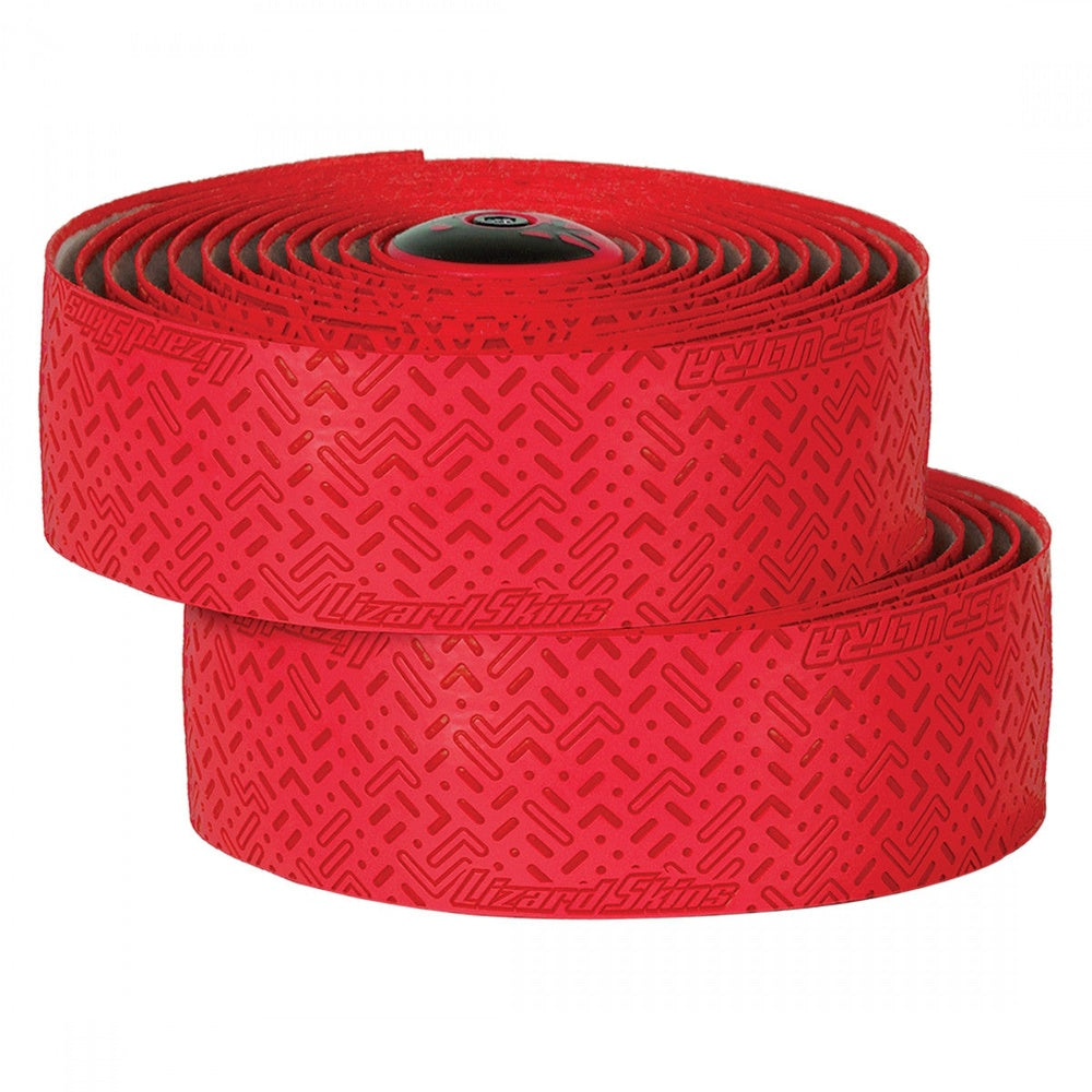 Lizard Skins DSP Ultra 2.7mm crimson red bicycle handlebar tape two rolls