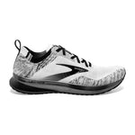 Brooks Levitate 4 men's running shoe in white knit with black details