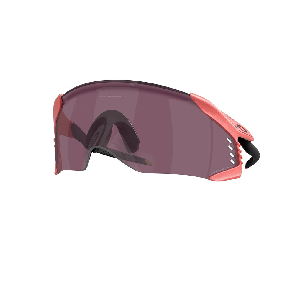 Oakley Velo Kato sunglasses with coral pink frame and tinted lens