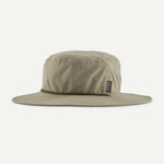 Patagonia Brimmer Hat in sage green with wide brim and brand label