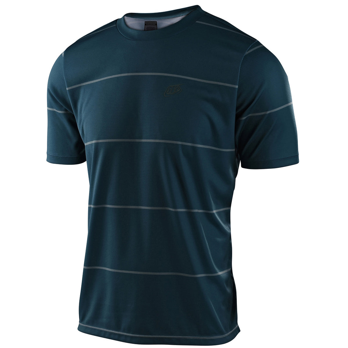 Troy Lee Designs Flowline Short Sleeve Jersey in Stacked Light Marine colorway
