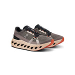 On Cloudeclipse women's running shoes in fade/sand colorway with distinctive cloud sole