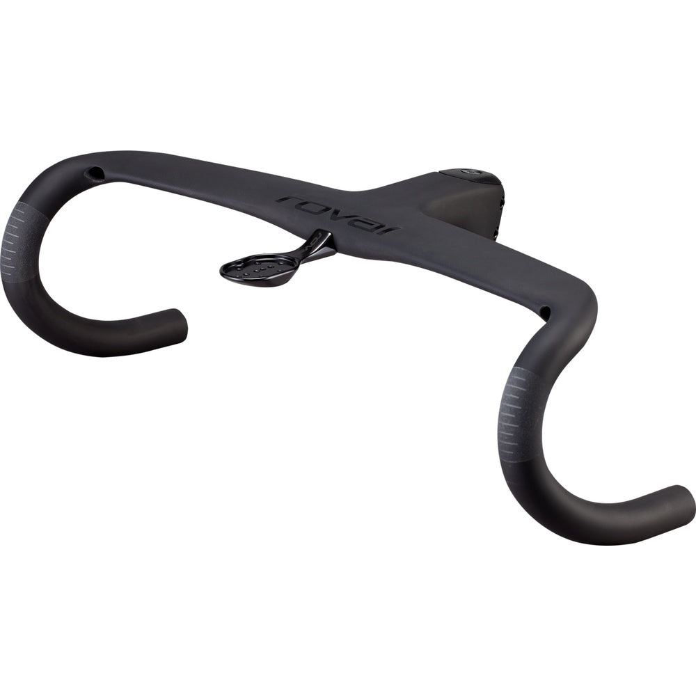 Specialized Roval Rapide integrated carbon road bike cockpit handlebar and stem in matte black