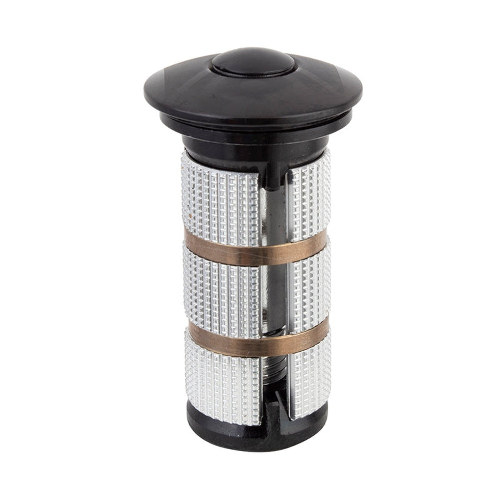 Origin8 Ahead Fusion headset expander plug in black and silver finish