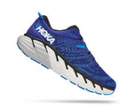 HOKA Gaviota 4 men's running shoe in blue colorway with white midsole