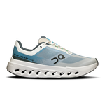 On Cloudsurfer Next women's running shoe in Niagara blue and white colorway