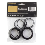 Origin8 black single speed hub kit with spacer rings and hardware