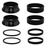 Origin8 black single speed hub conversion kit with spacers and rings