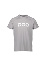 POC Reform Enduro Tee in alloy grey with white POC logo
