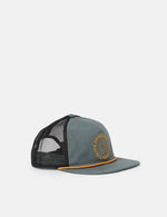 Patagonia Airfarer trucker cap in weathered stone with black mesh back