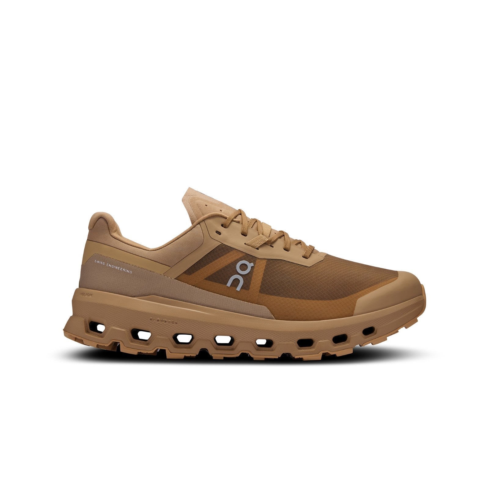 On Cloudvista 2 running shoe in chai tan colorway with CloudTec sole