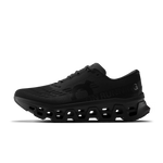 On Cloudmonster 3 men's running shoe in all black with distinctive cloud sole