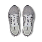 On Cloudeclipse women's running shoes in alloy gray and white colorway