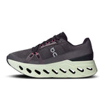 On Cloudeclipse women's running shoe in Rock/Lima colorway with distinctive cloud sole