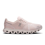 On Cloud 6 women's running shoe in light pink with distinctive cloud sole