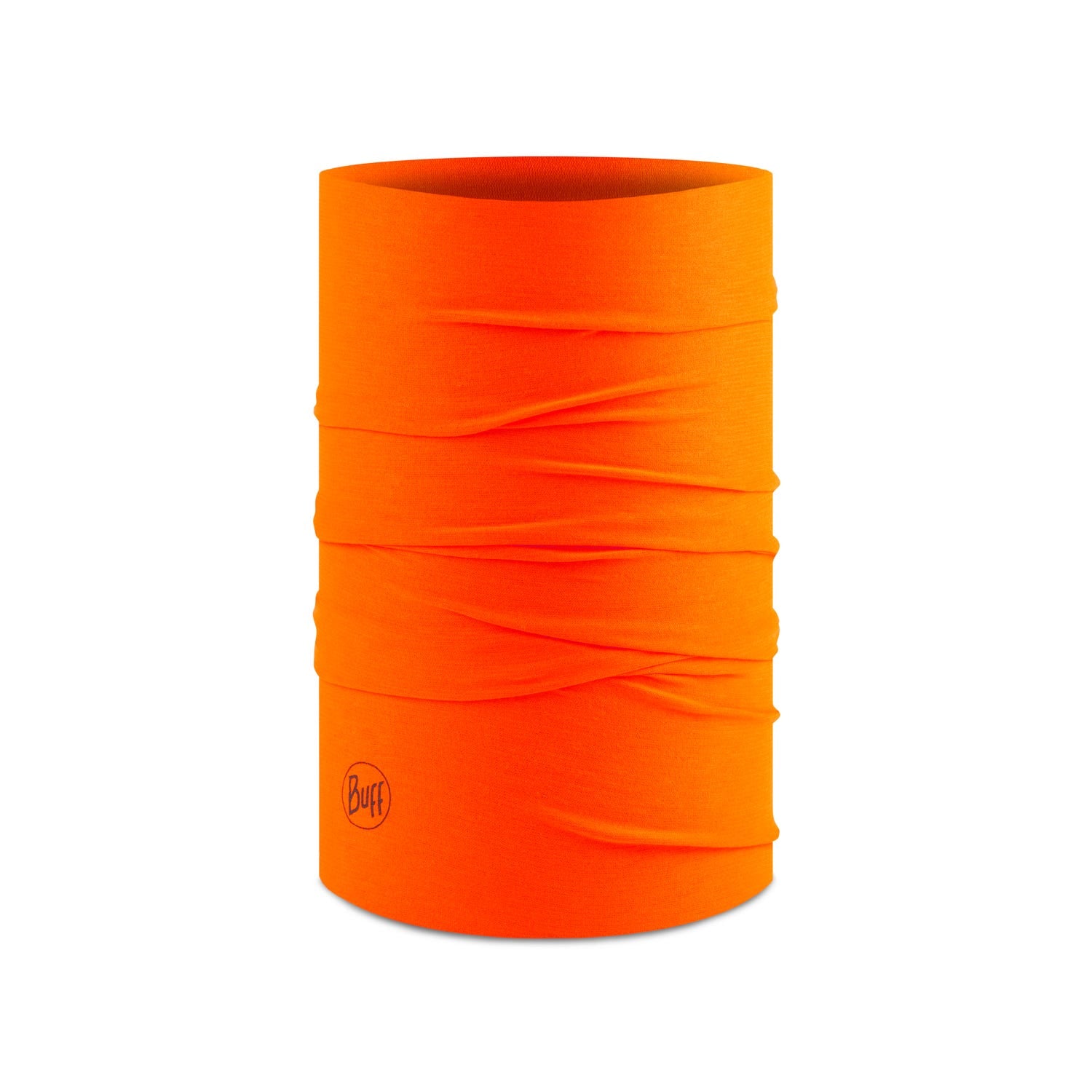 Buff Cool Net UV+ tubular neck gaiter in bright orange color