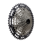Shimano Deore XT CS-M8200-12 12-speed cassette sprocket in silver and black