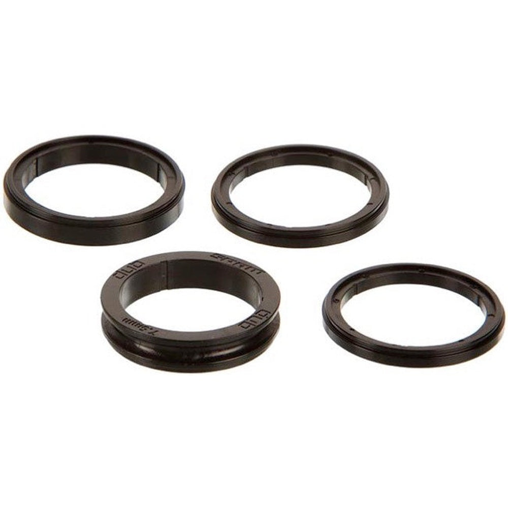SRAM DUB MTB Wide bottom bracket spacer kit set of four black rings