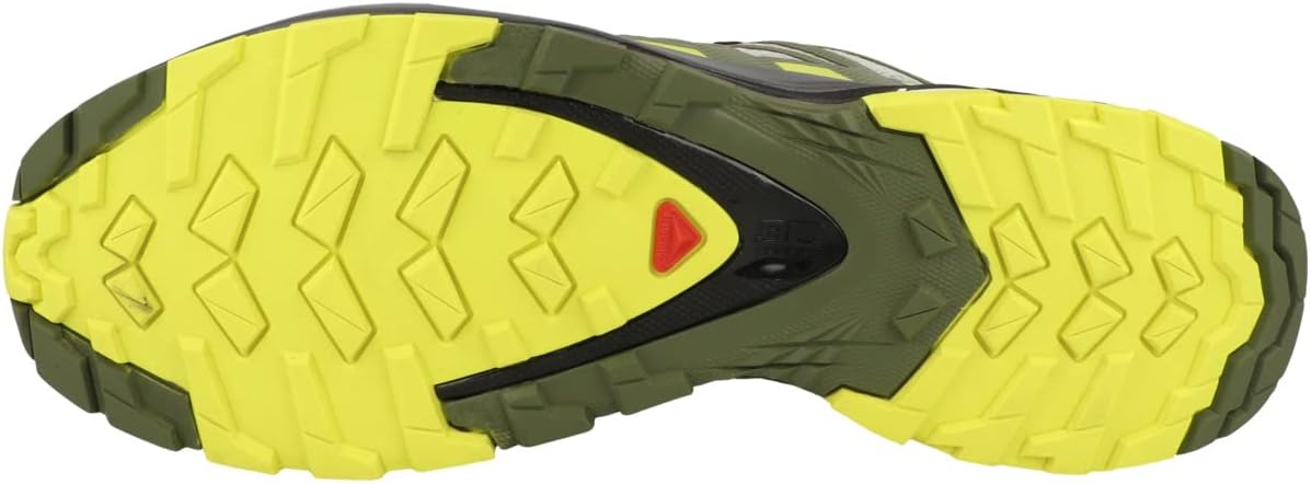 Salomon XA Pro 3D V8 men's trail running shoe sole in Evening Primrose yellow