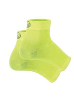OS1ST FS6 Performance Foot Sleeve in fluorescent yellow color with compression support design