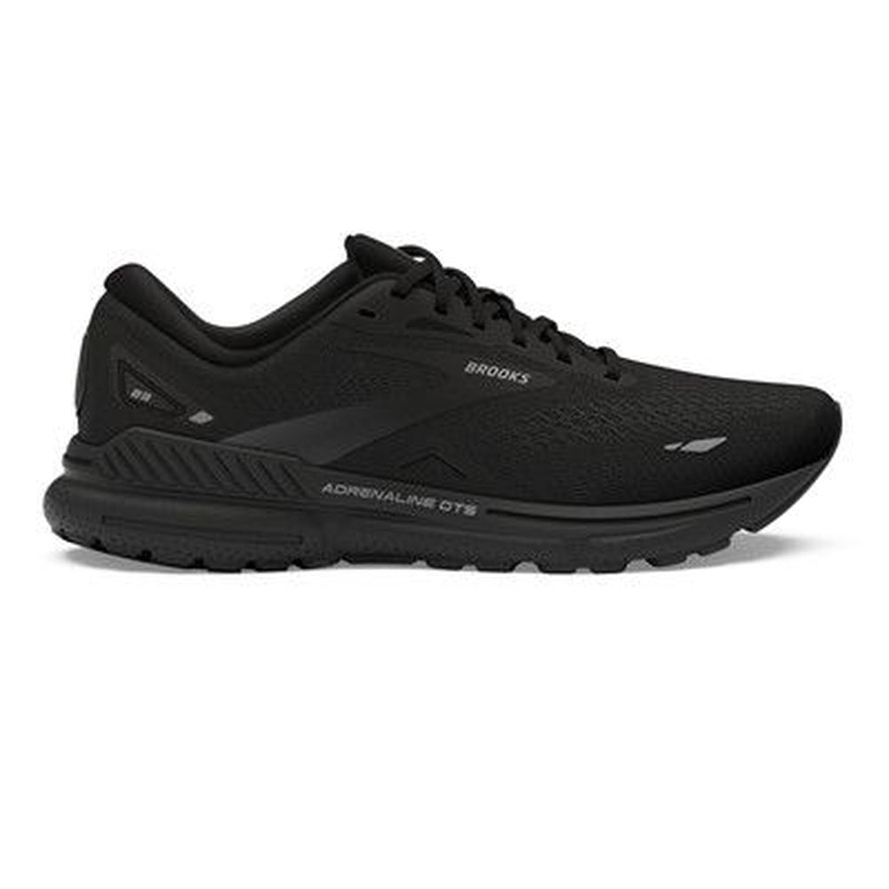 Brooks Adrenaline GTS 23 men's running shoe in all black colorway