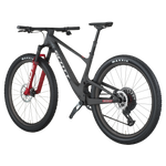 Scott Spark RC World Cup mountain bike in carbon black with red suspension fork
