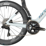 Scott Foil RC Pro bike drivetrain detail showing Dura-Ace components and aerodynamic frame
