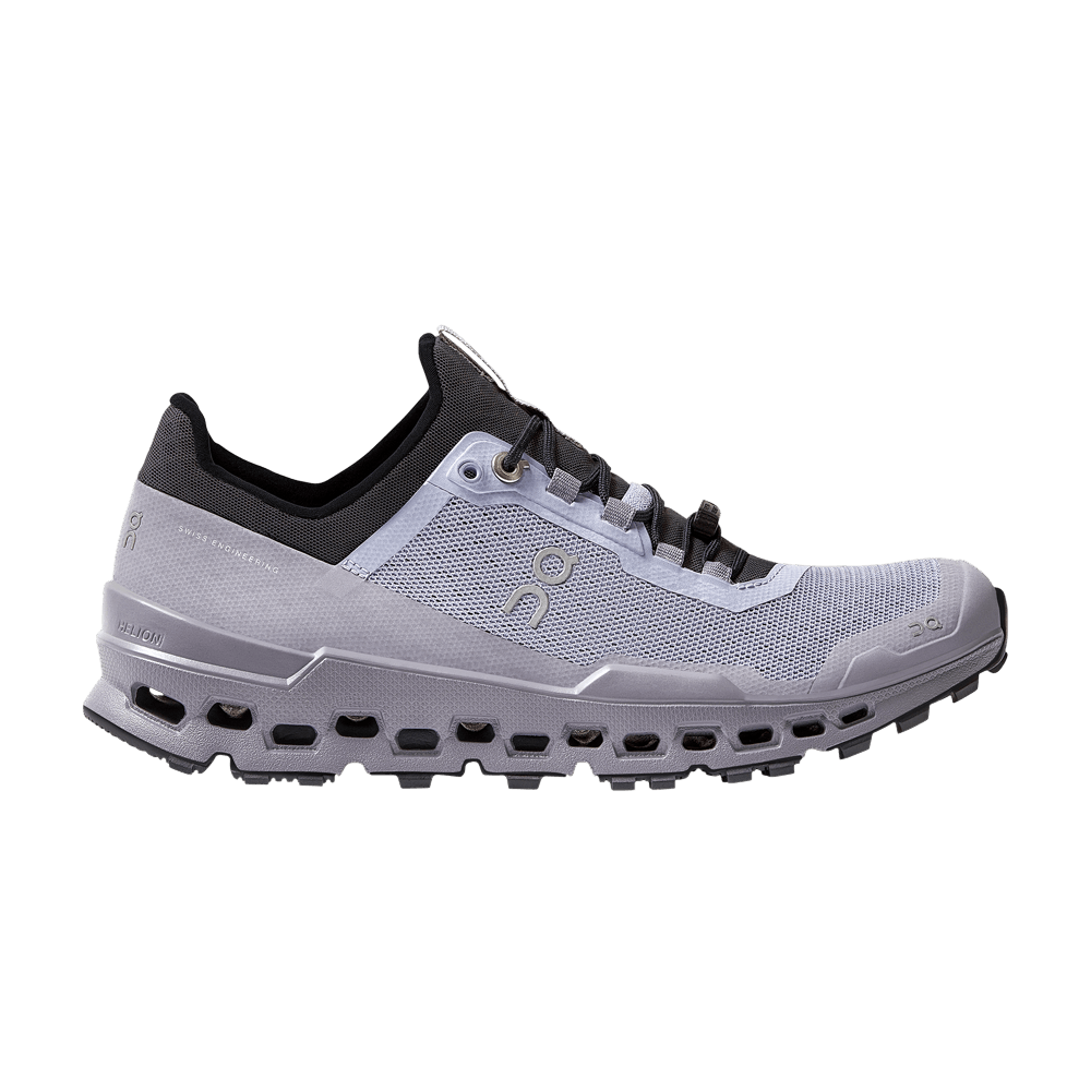 On Cloudultra women's running shoe in lavender and black colorway