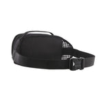 Black Patagonia Fieldsmith Hip Pack with adjustable waist strap and mesh ventilation panels