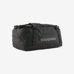 Patagonia Black Hole Duffel 40L in black with shoulder straps