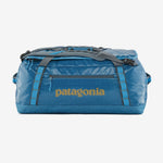 Patagonia Black Hole Duffel 55L in Anacapa Blue with ripstop fabric construction