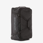 Patagonia Black Hole Wheeled Duffel 70L in black with rolling wheels