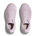 Hoka Clifton 10 women's running shoes in lilac cream with tangerine glow accents
